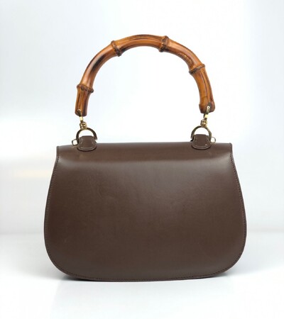 FotoBolsa Gucci Bamboo em Couro Marrom