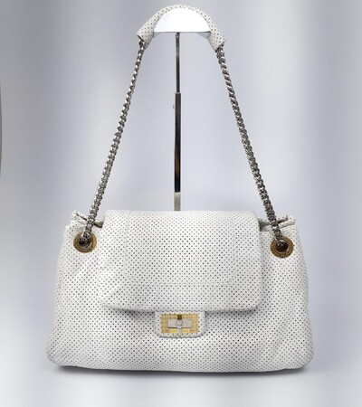 Foto Bolsa Chanel Accordion Branca
