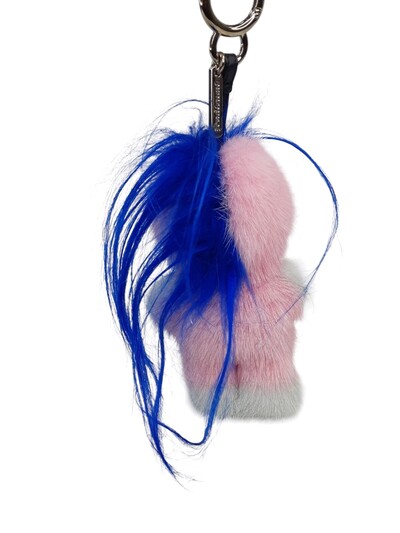 FotoChaveiro Fendi Monster em Rosa Azul