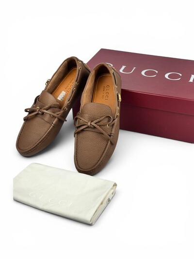 Foto Mocassim Gucci Driver Marrom