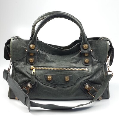 Foto Bolsa Balenciaga Giant City Verde