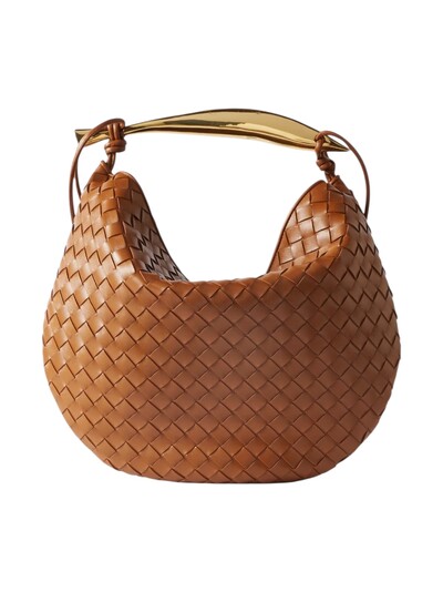 Foto Bolsa Bottega Veneta Sardine Chain Medium Caramelo