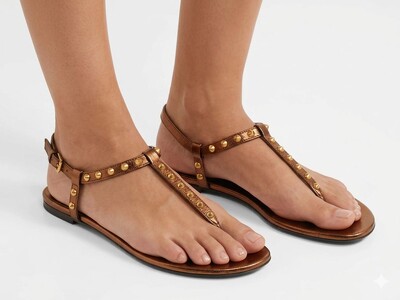 Foto Sandália Gucci Bronze