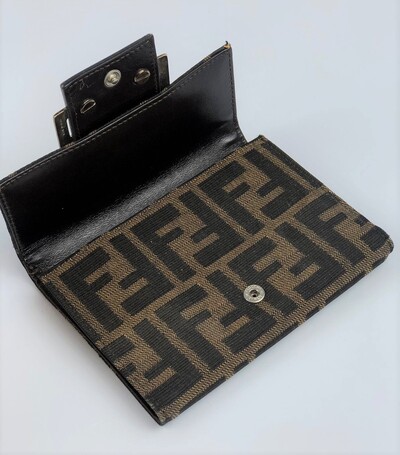 FotoCarteira Fendi Zucca Monogra Marrom