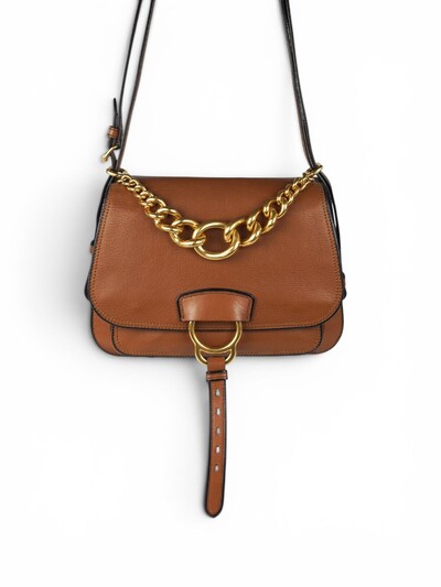 Foto Bolsa Miu Miu Dahlia Couro Caramelo
