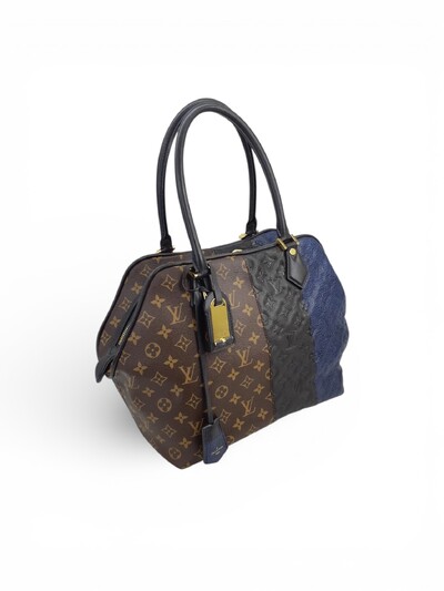 FotoBolsa Louis Vuitton Marine Blocks Edição Limitada Marrom, Azul e Preto