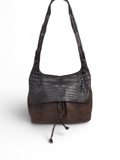 Foto Bolsa Nancy Gonzales Couro Marrom