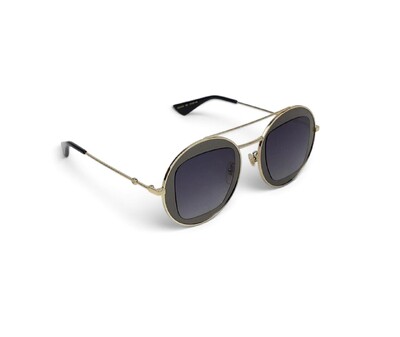 Foto Óculos de Sol Gucci GG0105S Redondo Preto