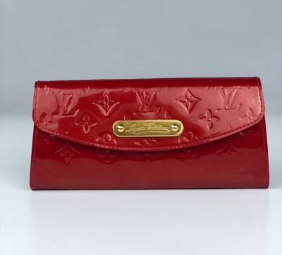 Foto Clutch Louis Vuitton Verniz Sunset Boulevard Vermelho