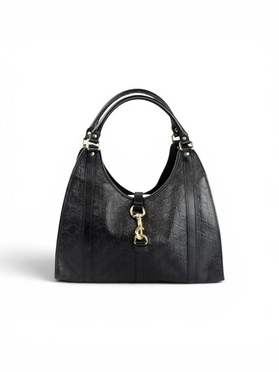 Foto Bolsa Gucci Jackie Guccissima Hobo Preta