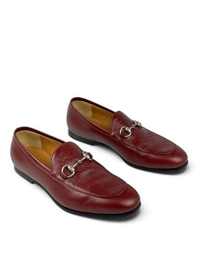 Foto Sapato Gucci Horsebit gg Burgundy