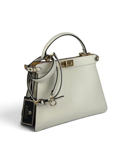 Foto Bolsa Fendi x Versace Peekaboo Média Branca