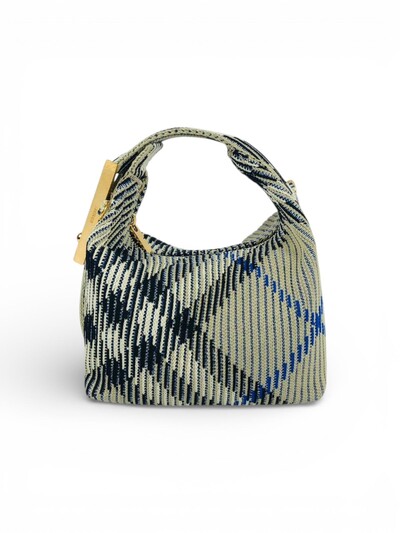 Foto Bolsa Burberry Mini Peg Xadrez