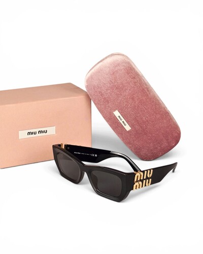 Foto Óculos de Sol Miu Miu Glimpse Preto