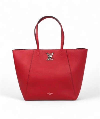 Foto Bolsa Louis Vuitton Lockme Cabas Vermelha