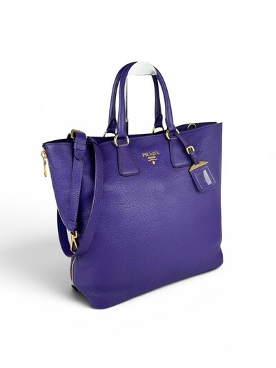 FotoBolsa Prada Vitello Daino Roxa