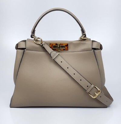 Foto Bolsa Fendi Peekaboo Small Cinza
