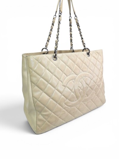 FotoBolsa Chanel Grand Shopping Tote GST XL Caviar Beige