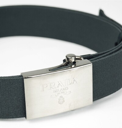 FotoCinto Prada Elástico Cinza