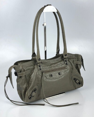 FotoBolsa Balenciaga Le City East West Verde Musgo