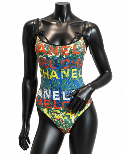 Foto Body Chanel Stretch Multicolorido Coco Beach SS26