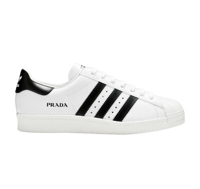 Foto Tênis Prada X Adidas Couro White+Black