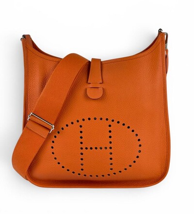 Foto Bolsa Hermès Evelyne Gm Laranja