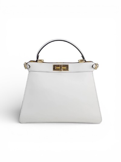 Foto Bolsa Fendi x Versace Peekaboo Meduim em Couro, Branca