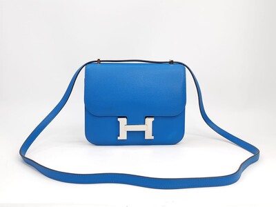 Foto Bolsa Hermès Constance 18 Swift Blue Hydra