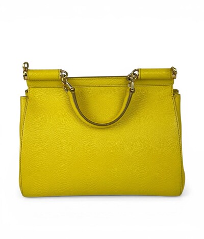 FotoBolsa Dolce & Gabbana Sicily Medium Amarela
