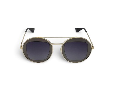 Foto Óculos de Sol Gucci GG0105S Redondo Preto