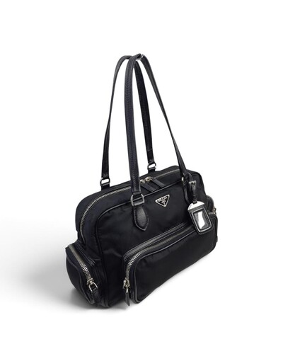 Foto Bolsa Prada Nylon Vintage Preta