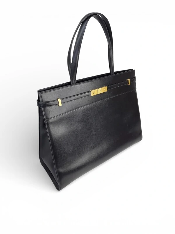 Bolsa Saint Laurent YSL Manhattan Large Tote Bag Preta