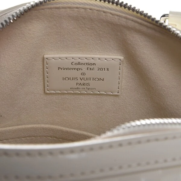 Bolsa Louis Vuitton Damier Facette Speedy Cube MM Cream