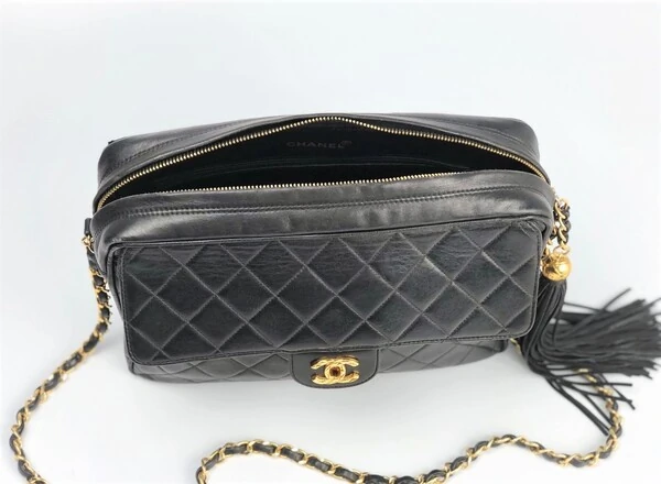 Bolsa Chanel Camera Single Flap Preta