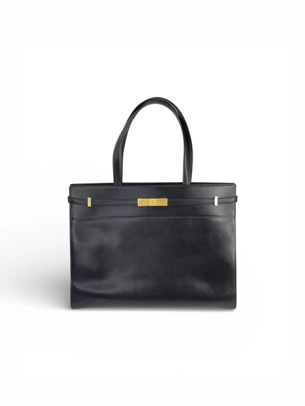 Bolsa Saint Laurent YSL Manhattan Large Tote Bag Preta