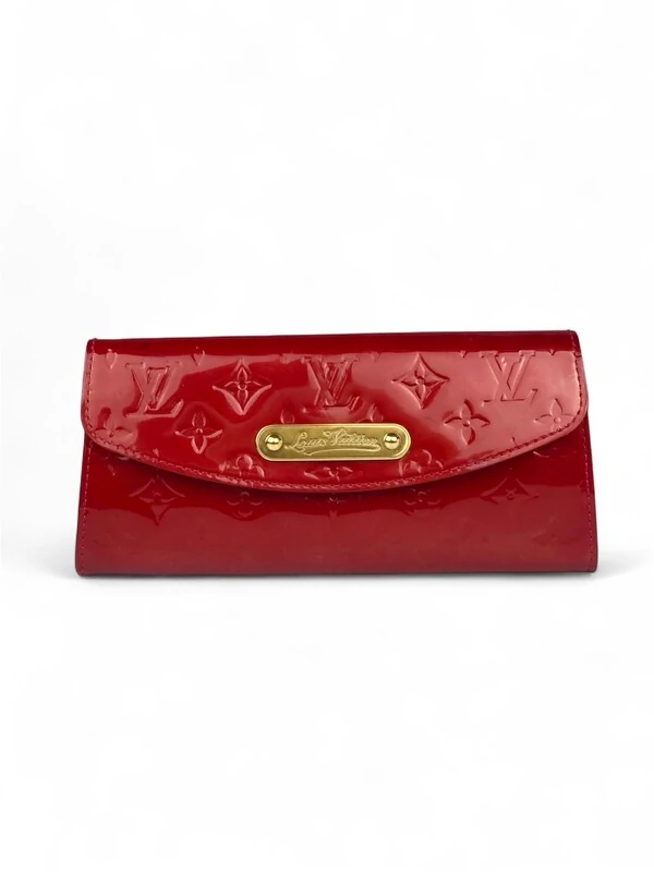Clutch Louis Vuitton Verniz Sunset Boulevard Vermelho