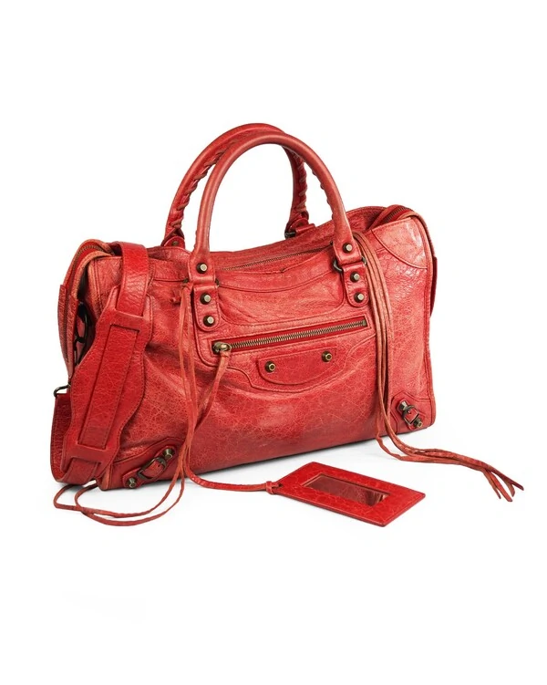 Bolsa Balenciaga Giant City Vermelho