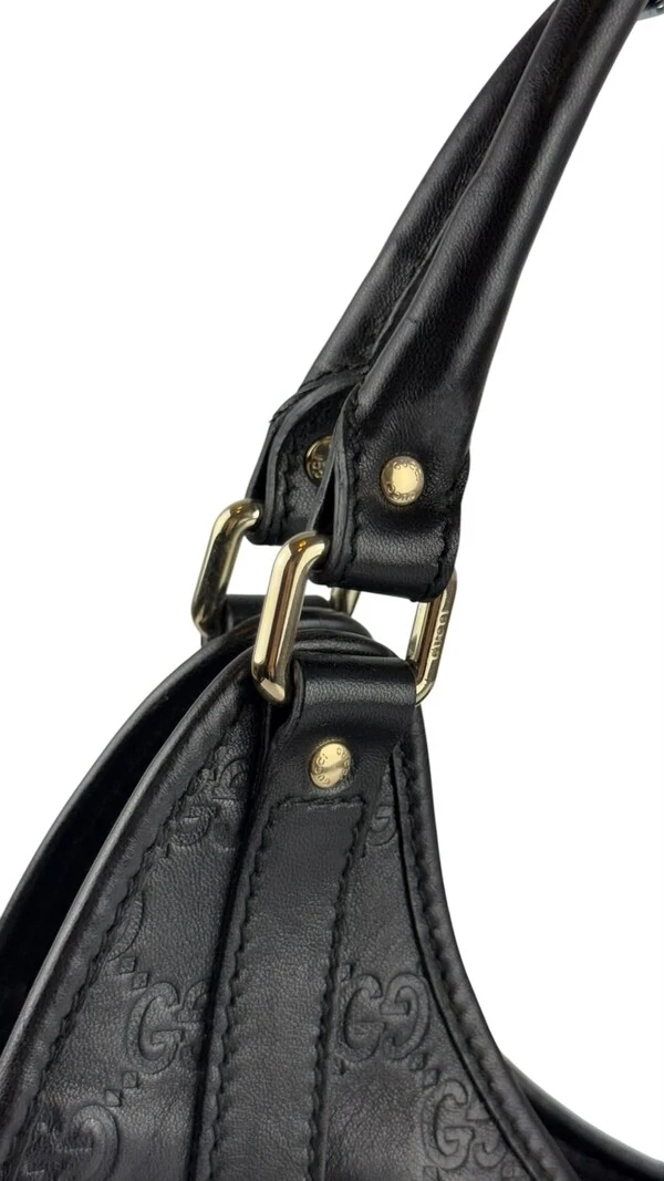 Bolsa Gucci Jackie Guccissima Hobo Preta