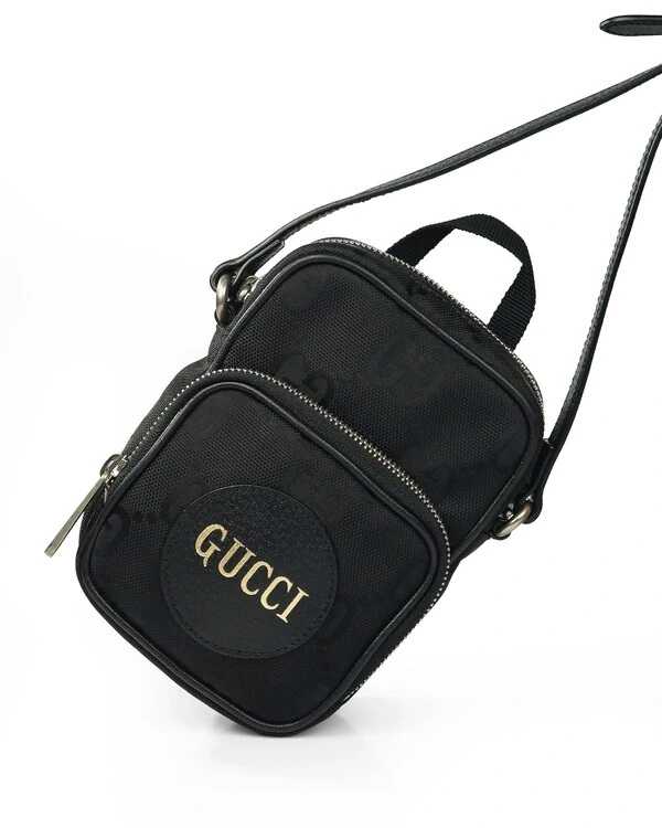 Bolsa Gucci Off The Grid Double Zip Mini Preta