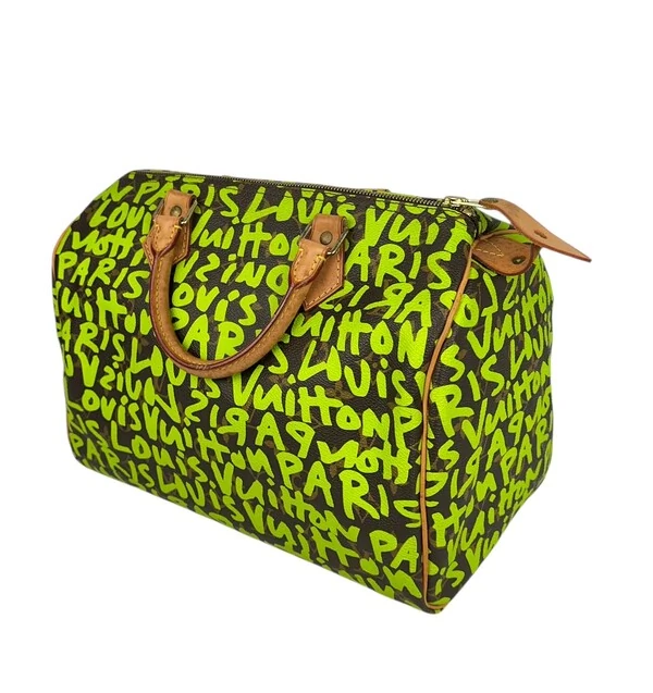 Bolsa Luis Vuitton Speedy 30 Monogram Grafiti Verde