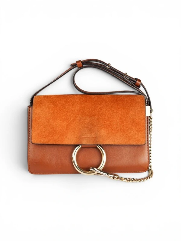 Chloé Faye Small Caramelo