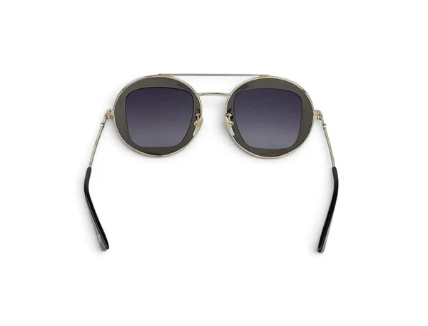 Óculos de Sol Gucci GG0105S Redondo Preto