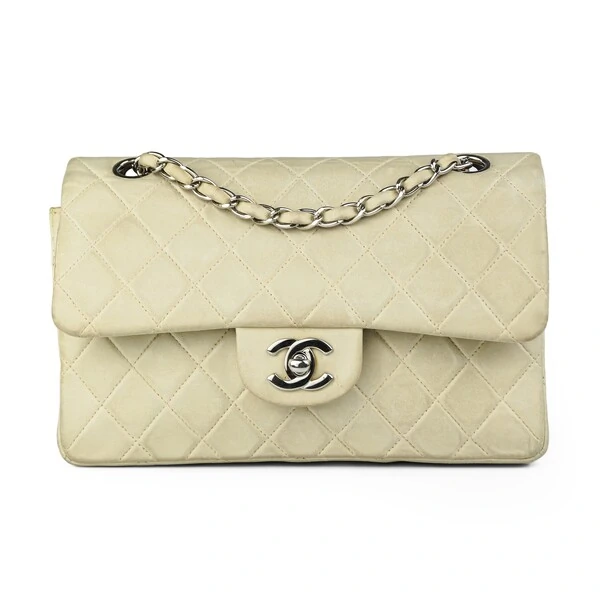 Bolsa Chanel Doubleflap 11.12 Lambskin Off White