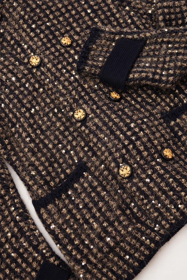 Casaco Chanel Métiers d’Art Pre-Fall 2009 em Tweed, Cashmere e Paetês