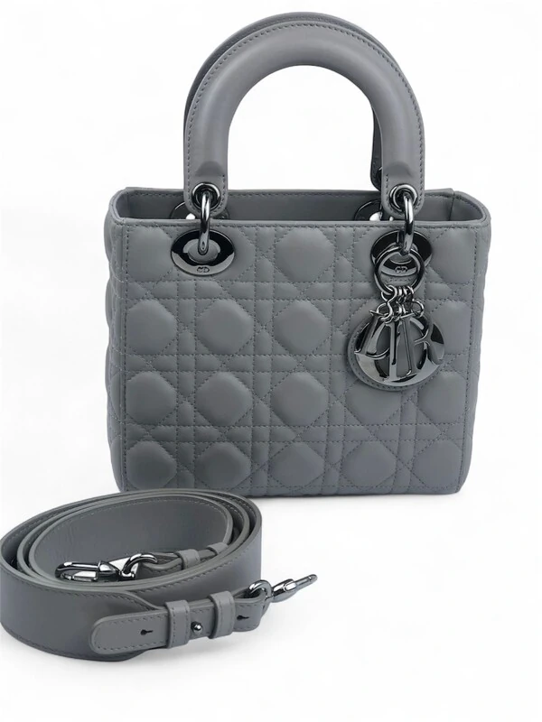Bolsa Dior Lady Dior My ABCDior Small Cinza