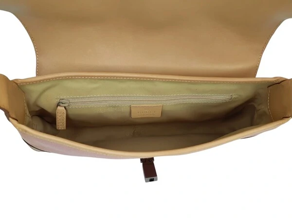 Bolsa Gucci Jackie Vintage em Canvas Nude e Rosa