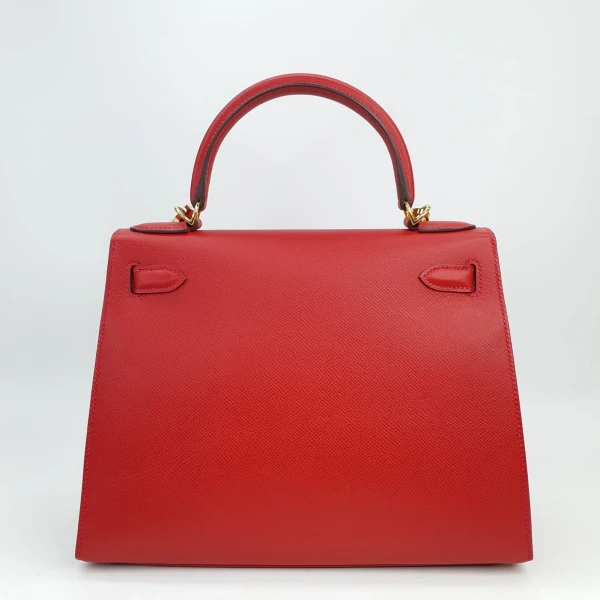 Bolsa Hermès Kelly 28 Epsom Rouge Casaque
