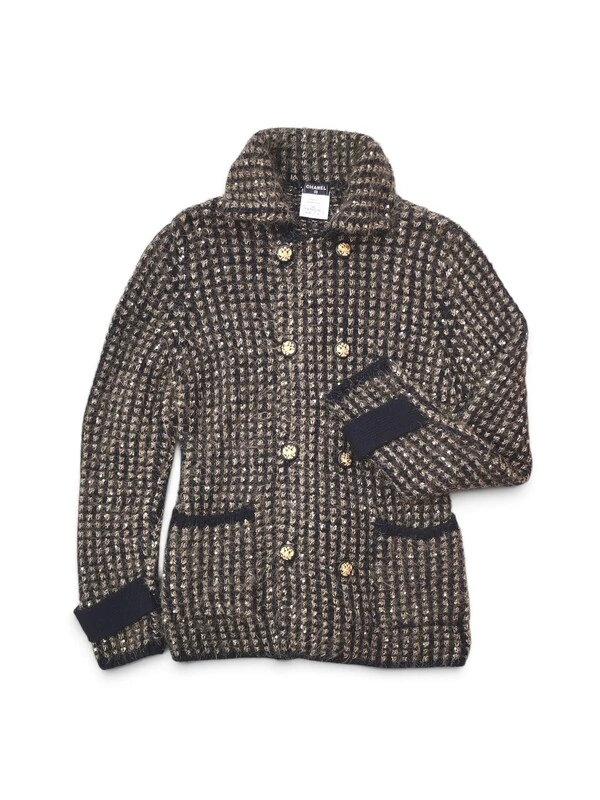 Casaco Chanel Métiers d’Art Pre-Fall 2009 em Tweed, Cashmere e Paetês