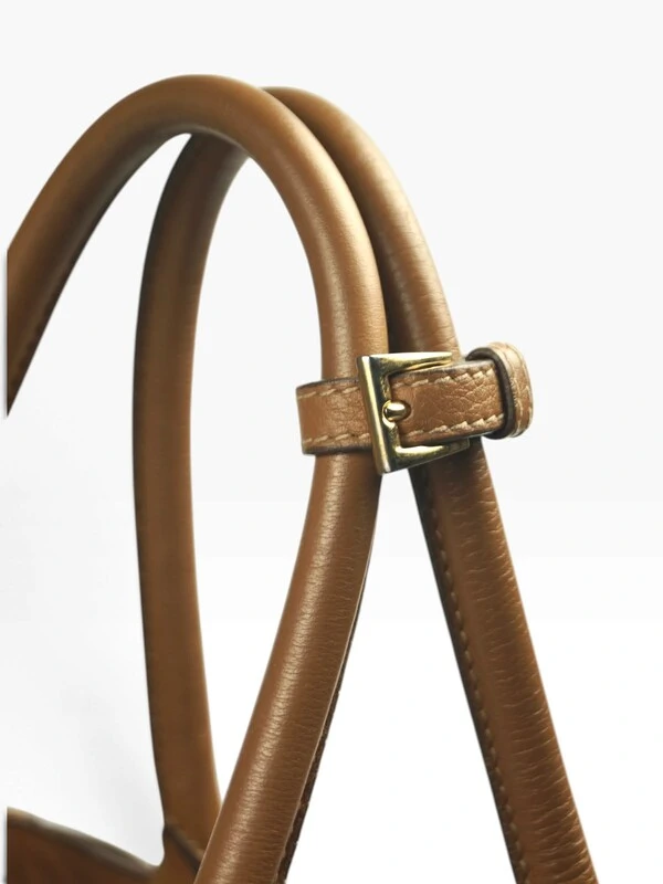 Bolsa Prada Buckle Tote Large Marrom